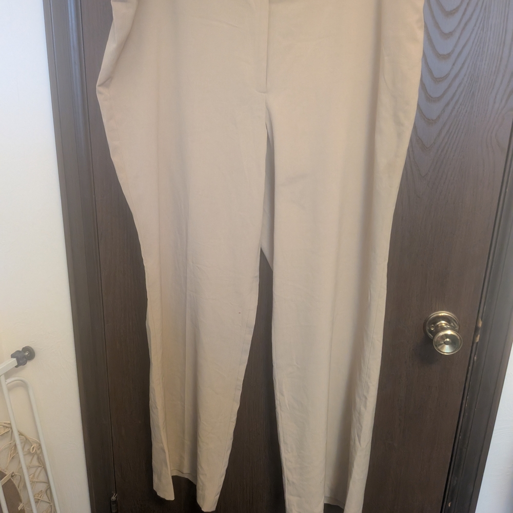Apostrophe Cream Wide Leg Trousers